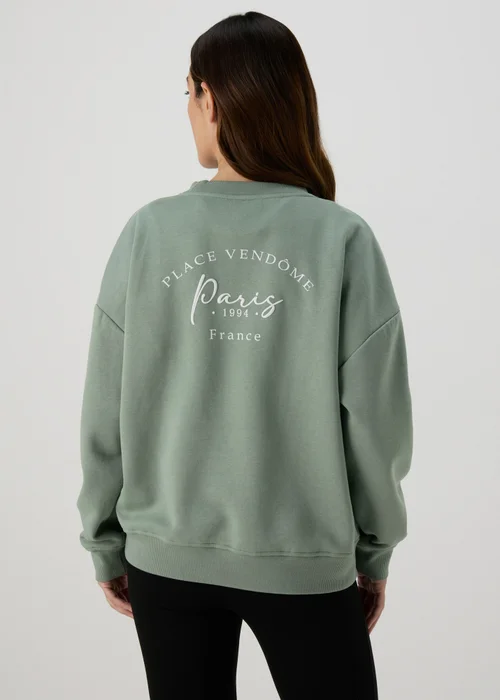 Green Paris Sweatshirt - S Image 2