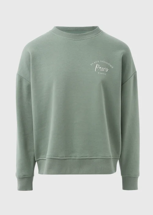 Green Paris Sweatshirt - S Image 4