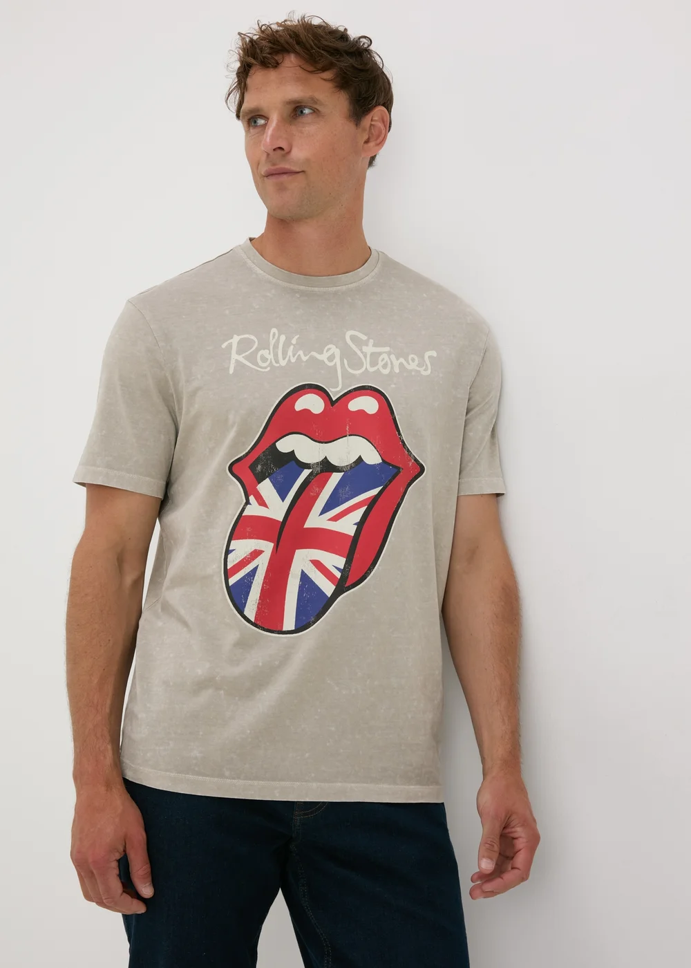 Rolling Stones Beige T-Shirt - S Image 1