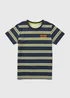 Boys Navy Striped T-Shirt (7-15yrs) - Age 7 Years Image 1