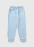 Girls Blue Slogan Jogging Bottoms (7-15yrs) - Age 7 Years Image 1