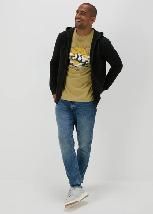 Khaki Oregon T-Shirt - S Image 4
