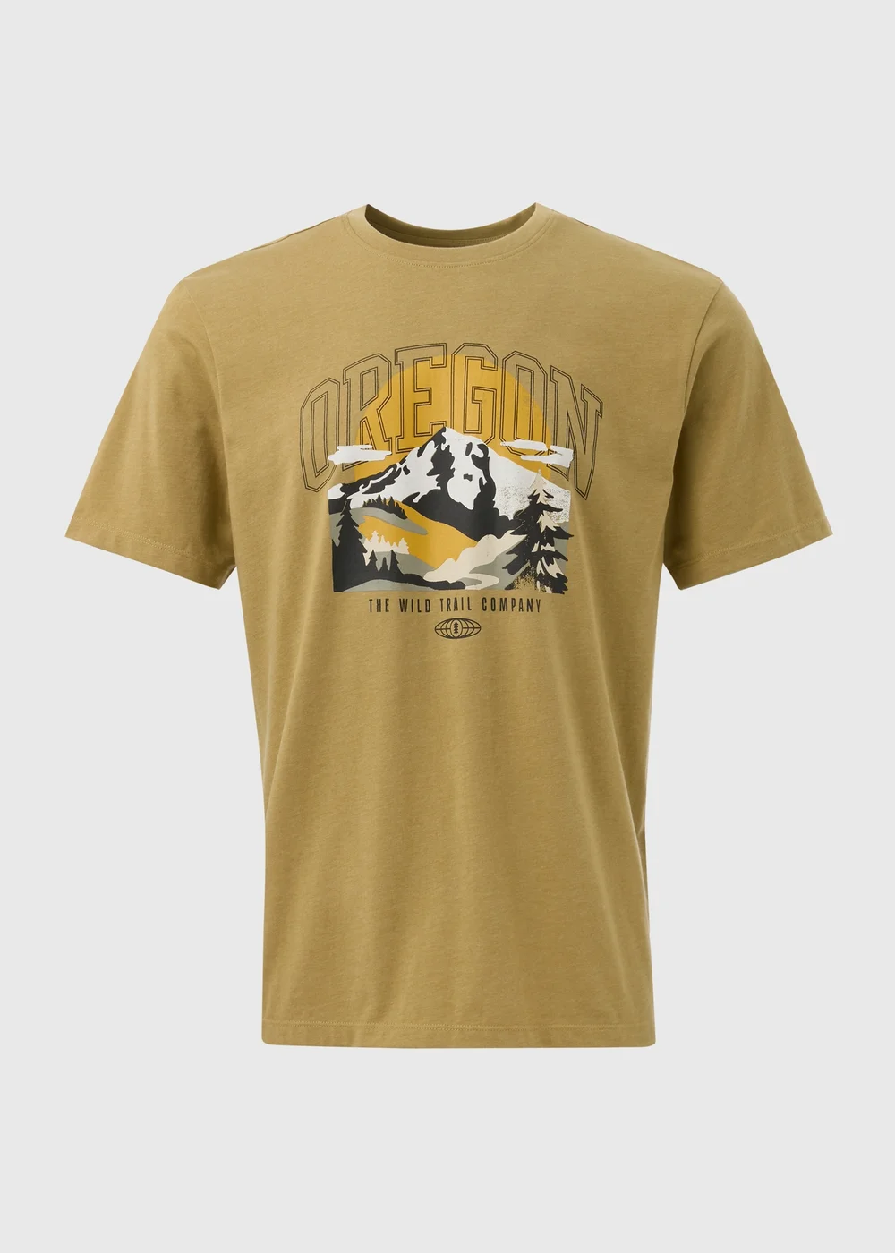 Khaki Oregon T-Shirt - S Image 5