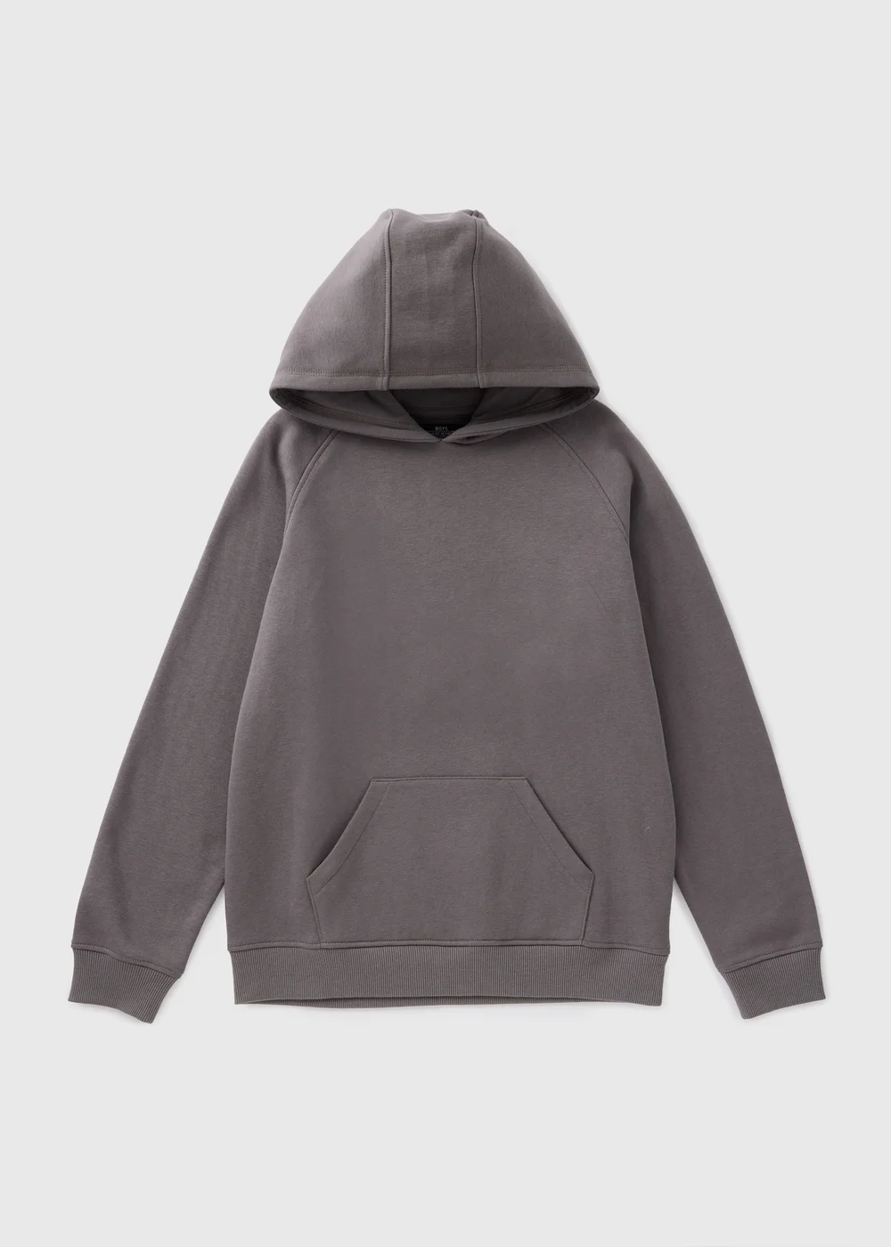 Boys Charcoal Basic Hoodie (7-15yrs) - 7 Yrs Image 1