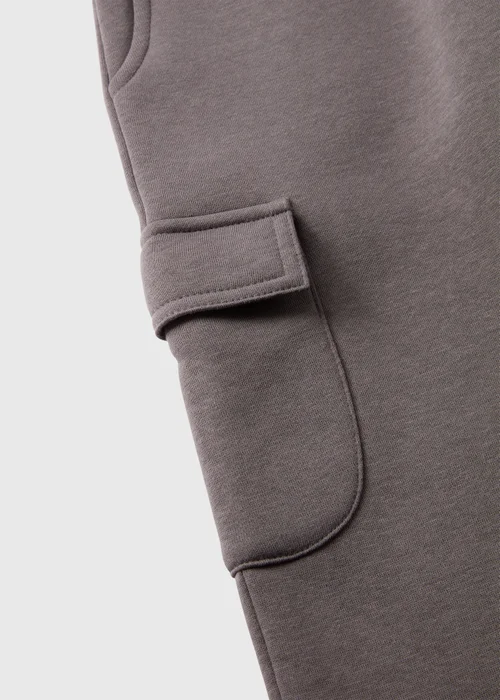 Boys Charcoal Cargo Jogging Bottoms (7-15yrs) - 8 Yrs Image 2