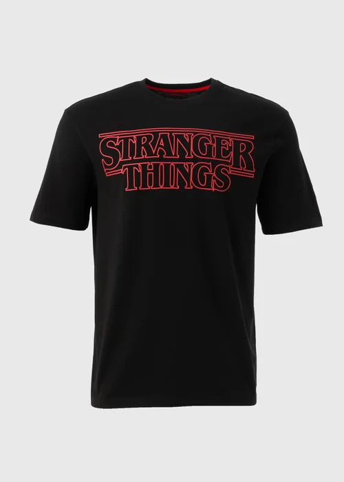 Black Stranger Things T-Shirt - S Image 5