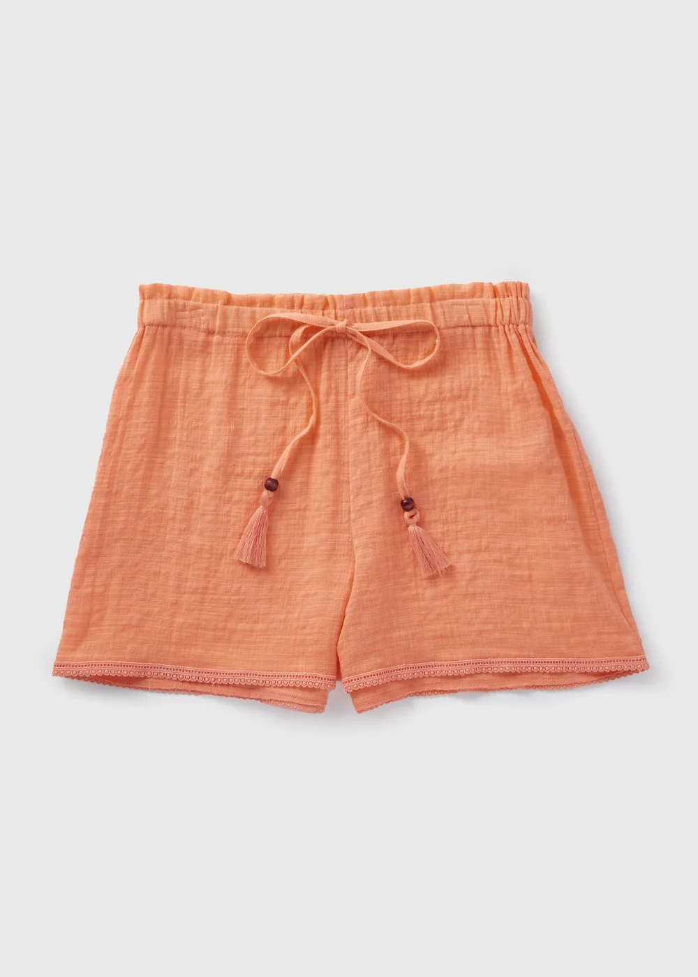Orange Co Ord Tie Waisted Shorts - XS Image 4