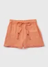 Orange Co Ord Tie Waisted Shorts - XS Image 4