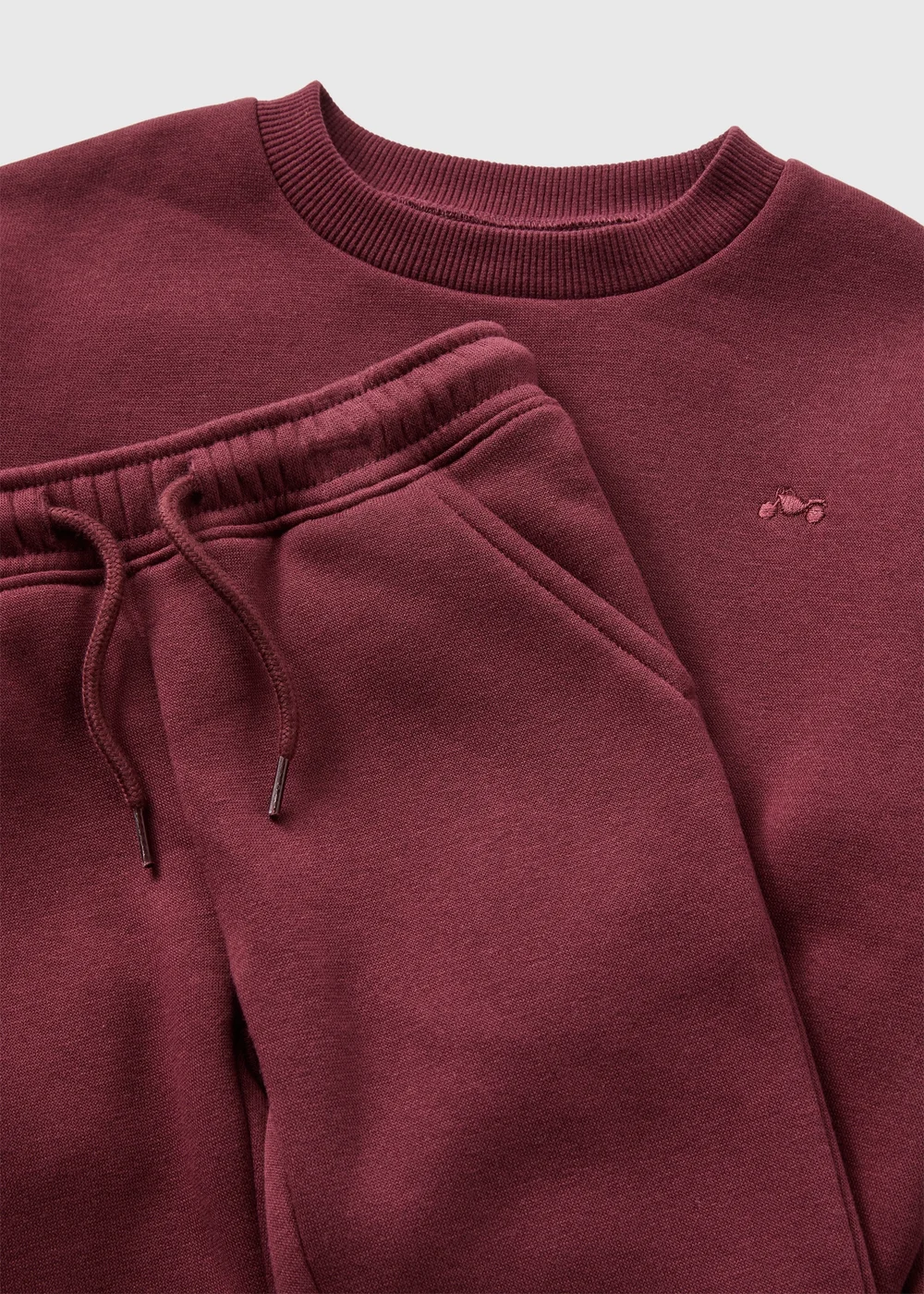 Boys Burgundy Sweatshirt & Jogging Bottoms Set (1-7yrs) - 1 half year to 2 Image 2