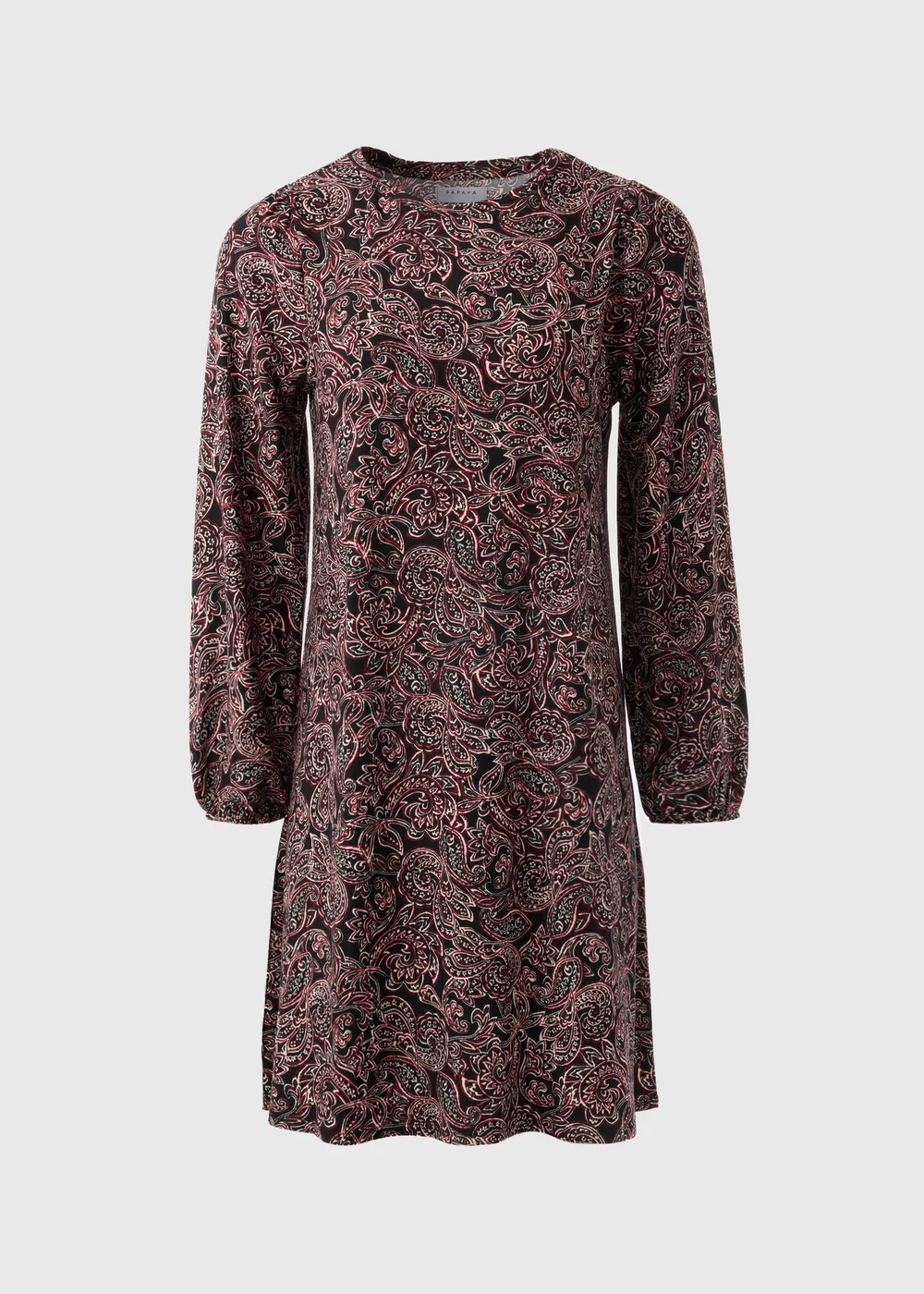 Black Paisley Dress - 8 Image 4