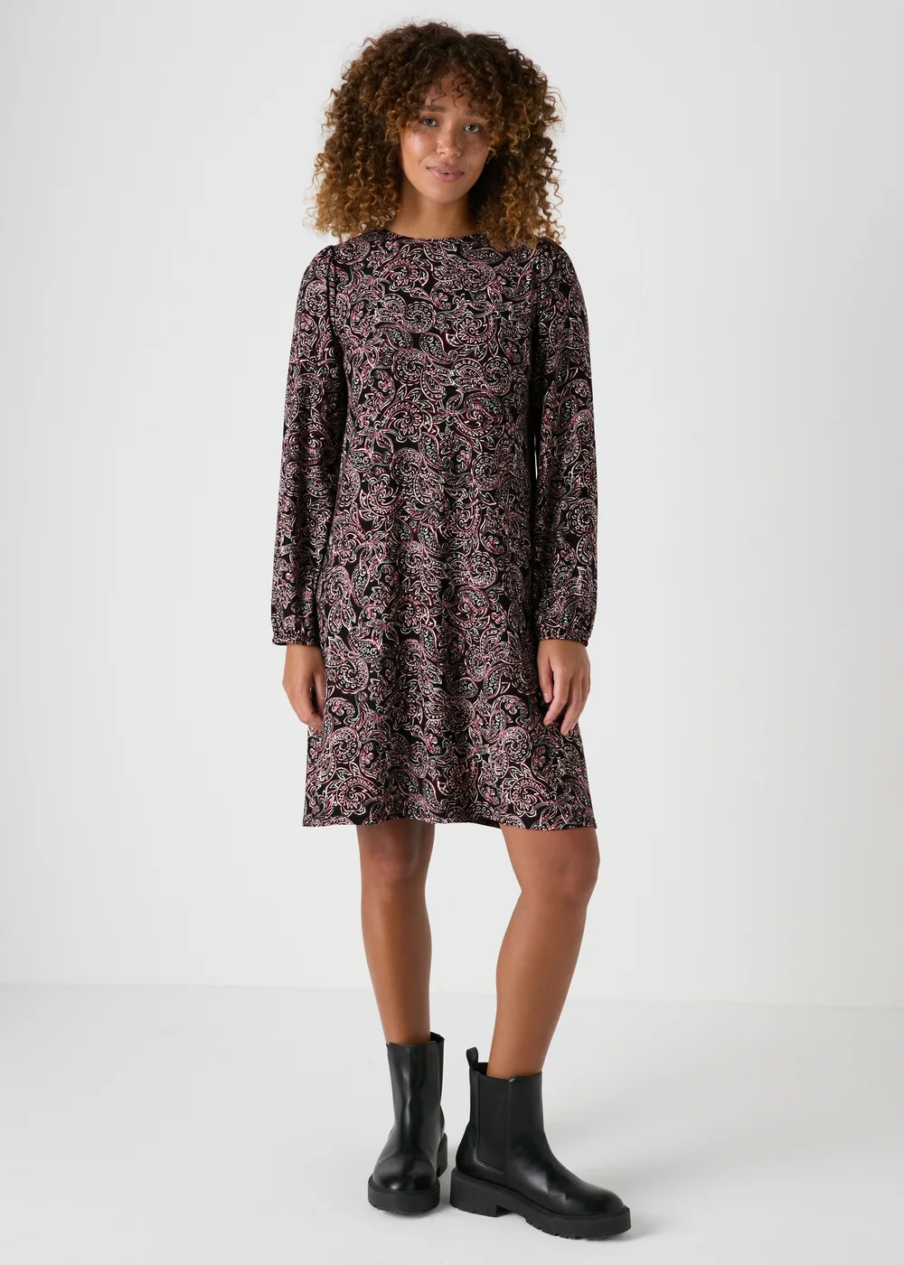 Black Paisley Dress - 8 Image 1