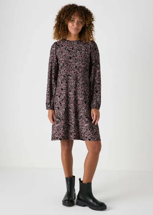 Black Paisley Dress - 8 Image 1