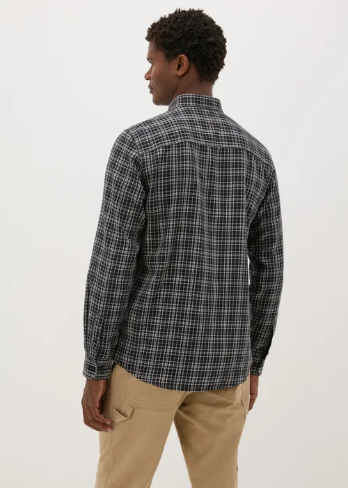 Black Check Shirt - S Image 2
