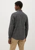 Black Check Shirt - S Image 2