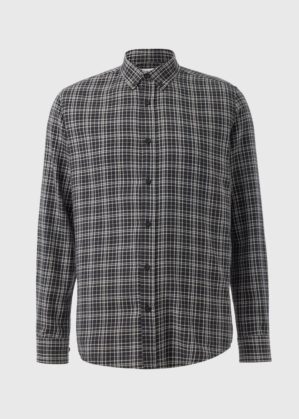 Black Check Shirt - S Image 4