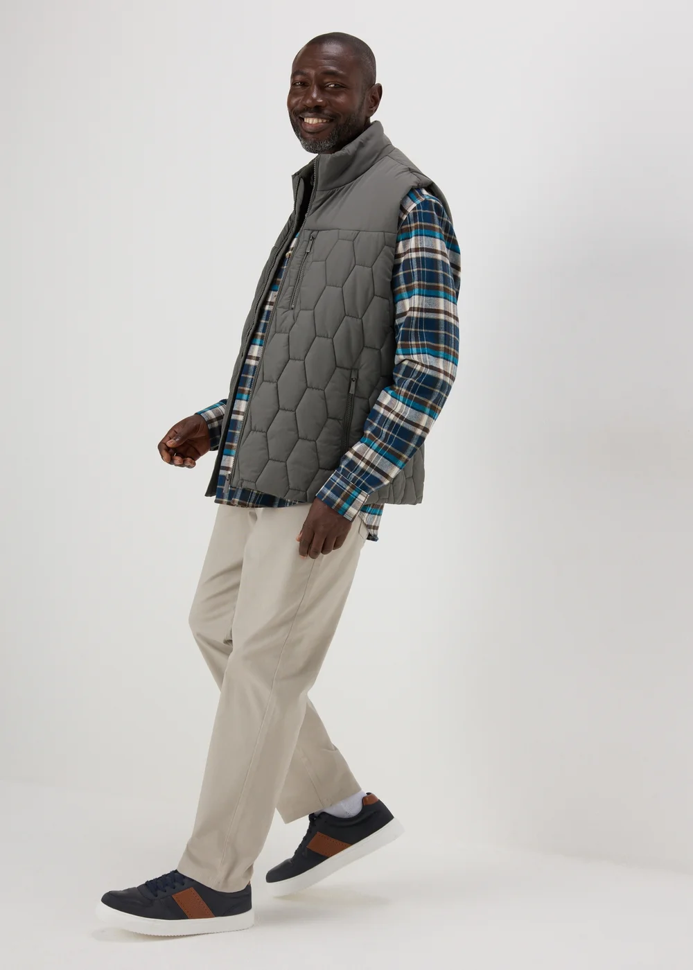 Lincoln Bone 5 Pocket Trousers - 32 Waist Regular Image 4