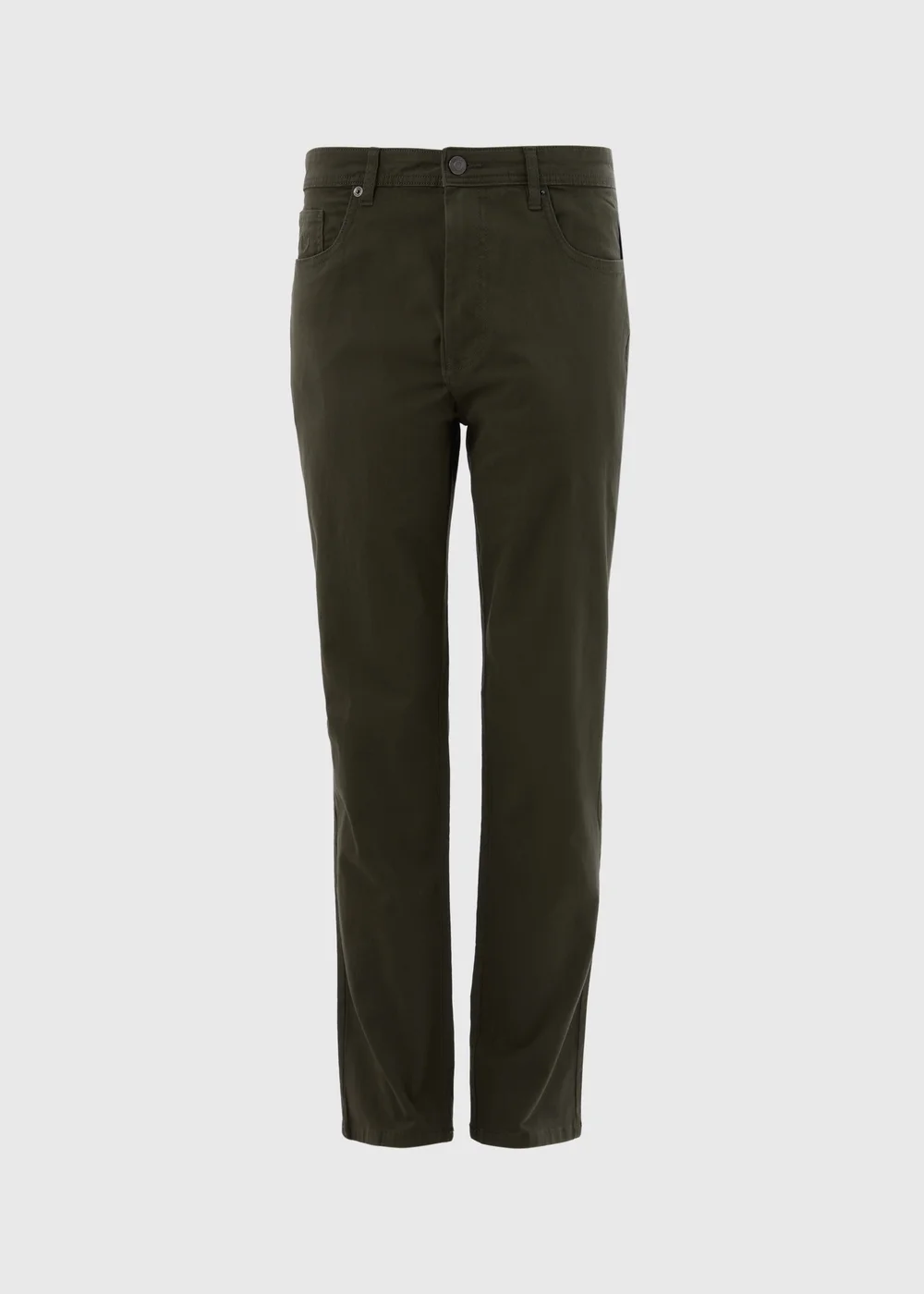 Lincoln Khaki 5 Pocket Trousers - 32 Waist Short Image 4