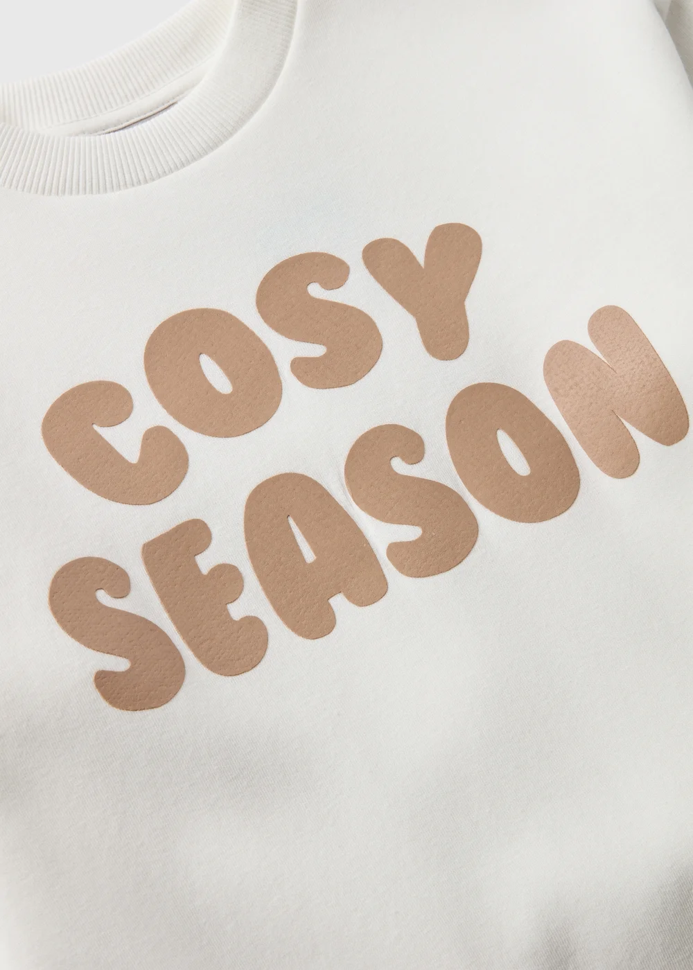 Girls Cream Cosy Season Sweatshirt (7-15yrs) - 7 Yrs Image 2