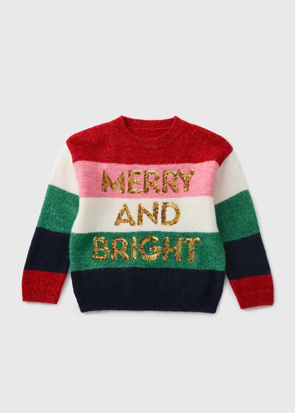 Kids Multicolour Merry & Bright Jumper (7-15yrs) - 7 Yrs Image 2