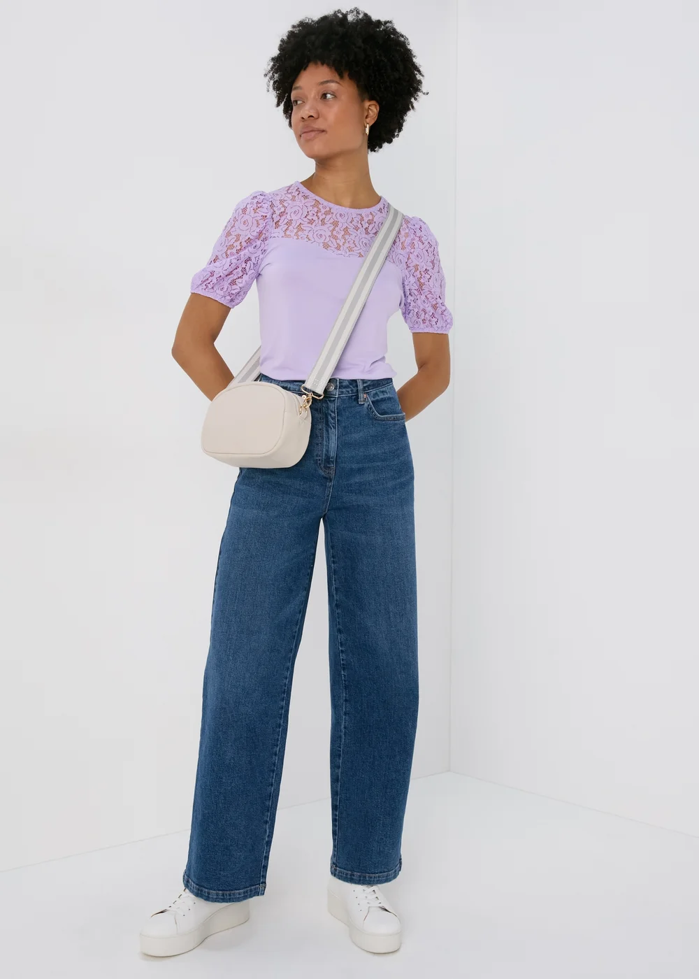 Lilac Lace T-Shirt - 8 Image 3