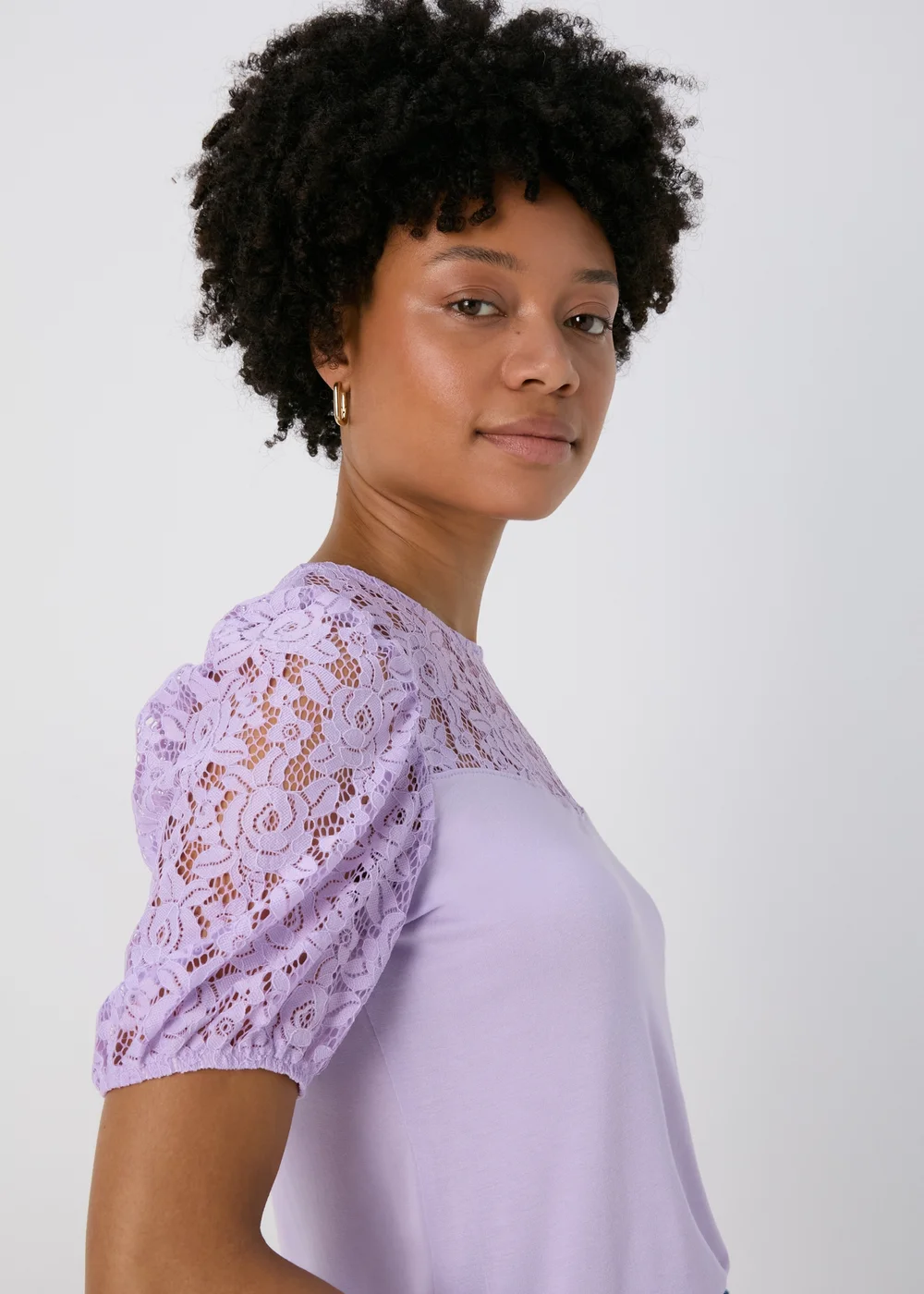 Lilac Lace T-Shirt - 8 Image 2