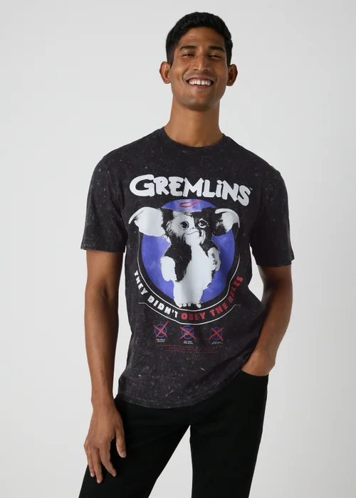 Charcoal Gremlins T-Shirt - S Image 1