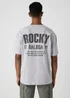 Rocky Grey Slogan T-Shirt - S Image 2