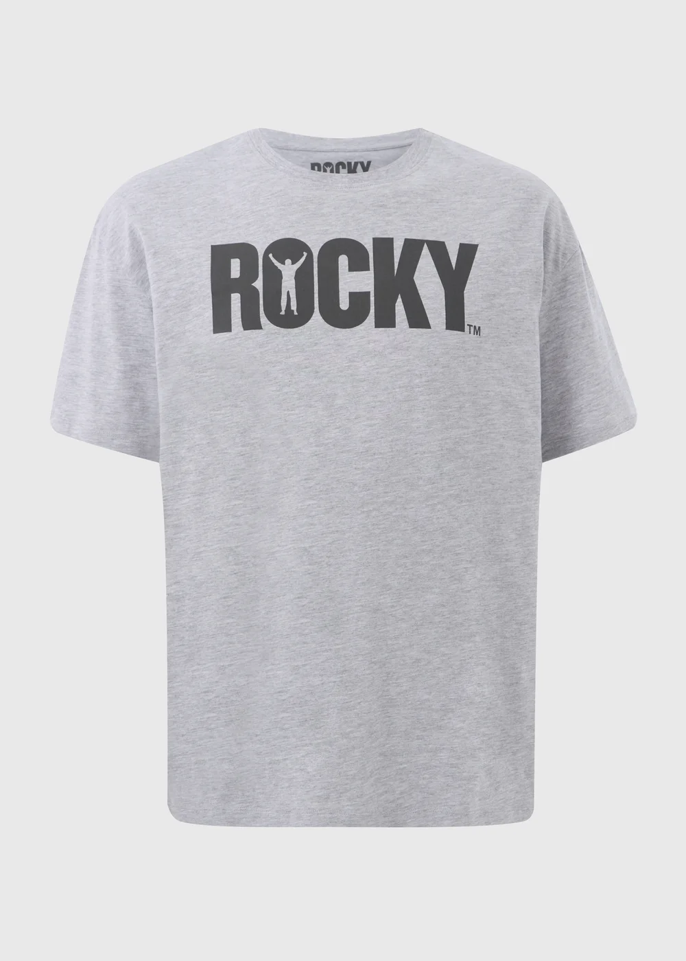 Rocky Grey Slogan T-Shirt - S Image 4