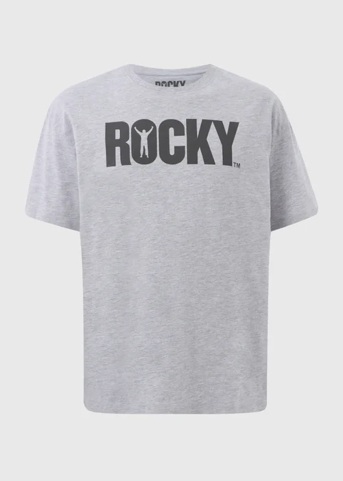 Rocky Grey Slogan T-Shirt - S Image 4