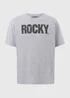 Rocky Grey Slogan T-Shirt - S Image 4