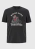 Charcoal Riding Home For Christmas T-Shirt - XS Image 4