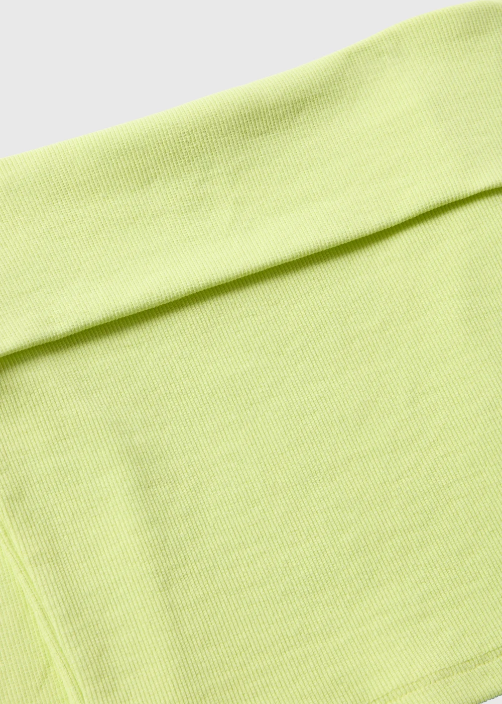 Girls Lime Bardot Top (7-15yrs) - Age 7 Years Image 2