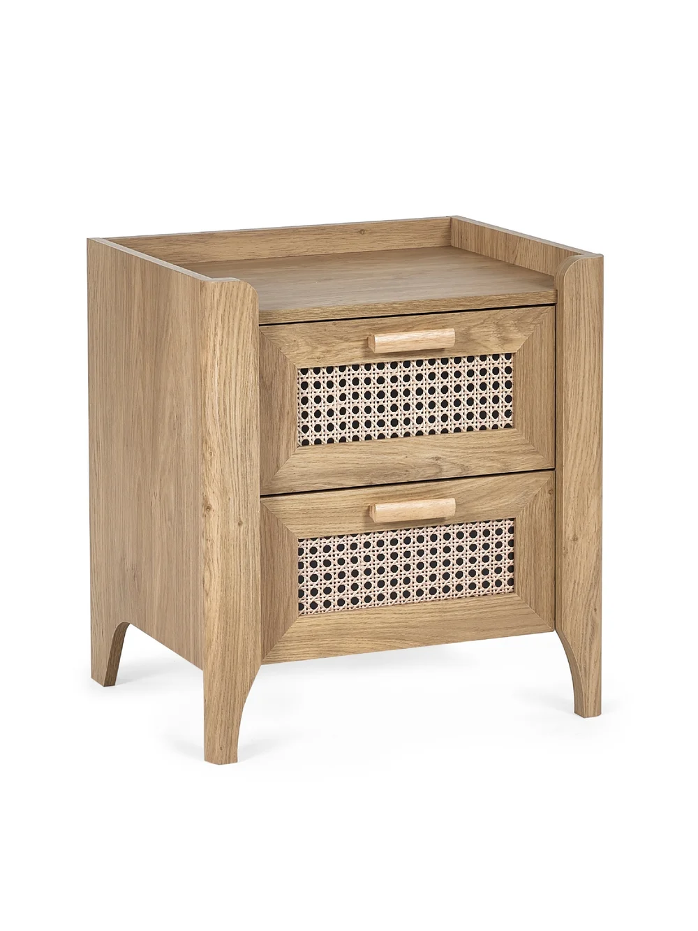 Julian Bowen Brown Sydney 2 Drawer Bedside (55 x 50 x 41cm) - No Size Image 3