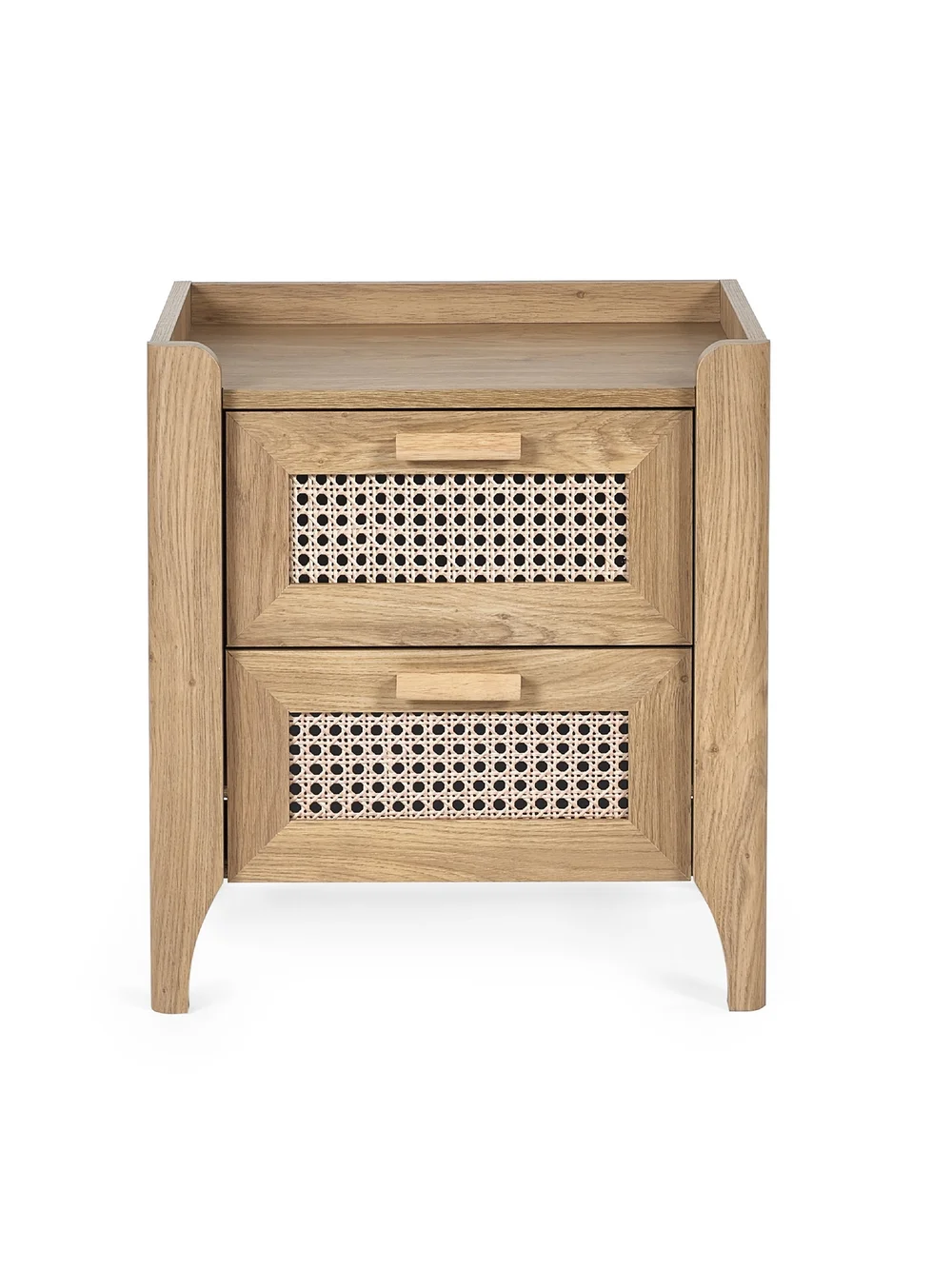 Julian Bowen Brown Sydney 2 Drawer Bedside (55 x 50 x 41cm) - No Size Image 4