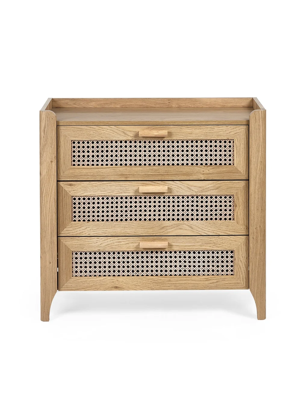 Julian Bowen Brown Sydney 3 Drawer Chest (75 x 80 x 41cm) - No Size Image 4