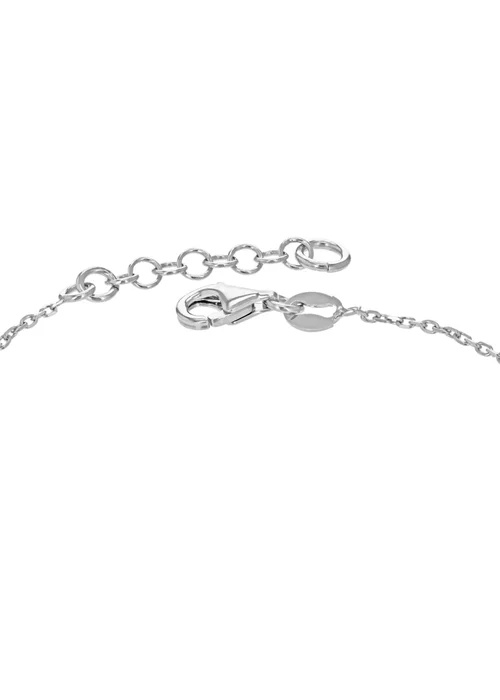 Golden Moments Sterling Silver Linked-Rings Bracelet - One Size Image 2