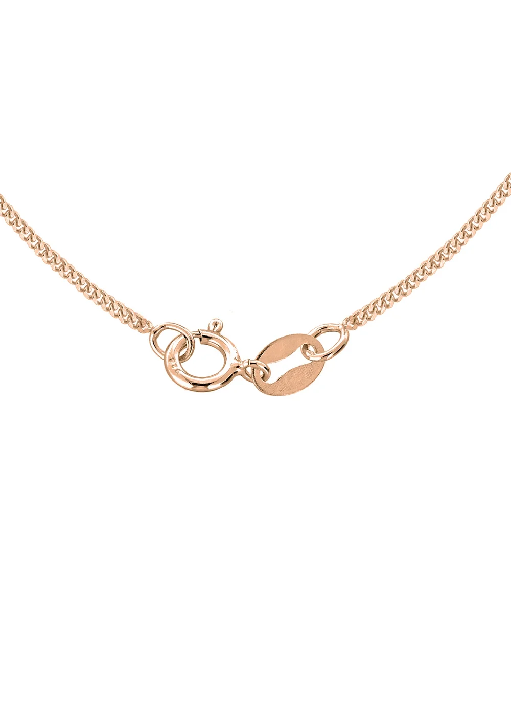 Golden Moments Rose Gold Plated CZ Halo Necklace - One Size Image 2
