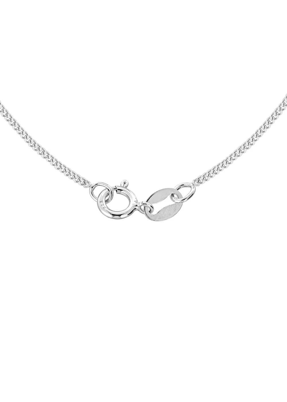 Golden Moments Sterling Silver CZ Open Heart Necklace - One Size Image 2