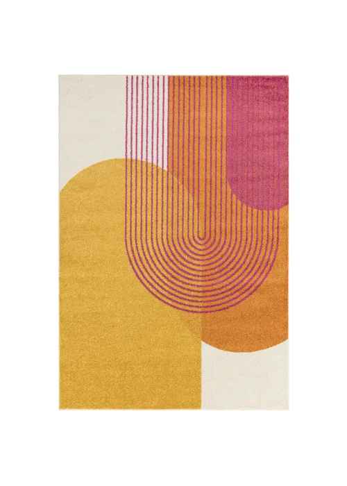 Asiatic Muse Orange Retro Rug - 80 x 150 Image 2