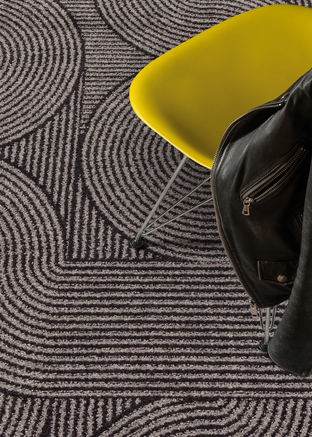 Asiatic Muse Grey/Black Swirl Rug - 80 x 150 Image 2