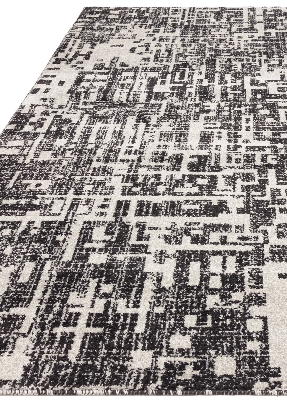 Asiatic Abstract Charcoal Rug - 80 x 150 Image 3