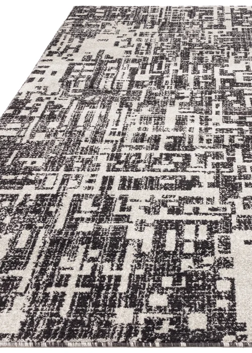 Asiatic Abstract Charcoal Rug - 80 x 150 Image 3