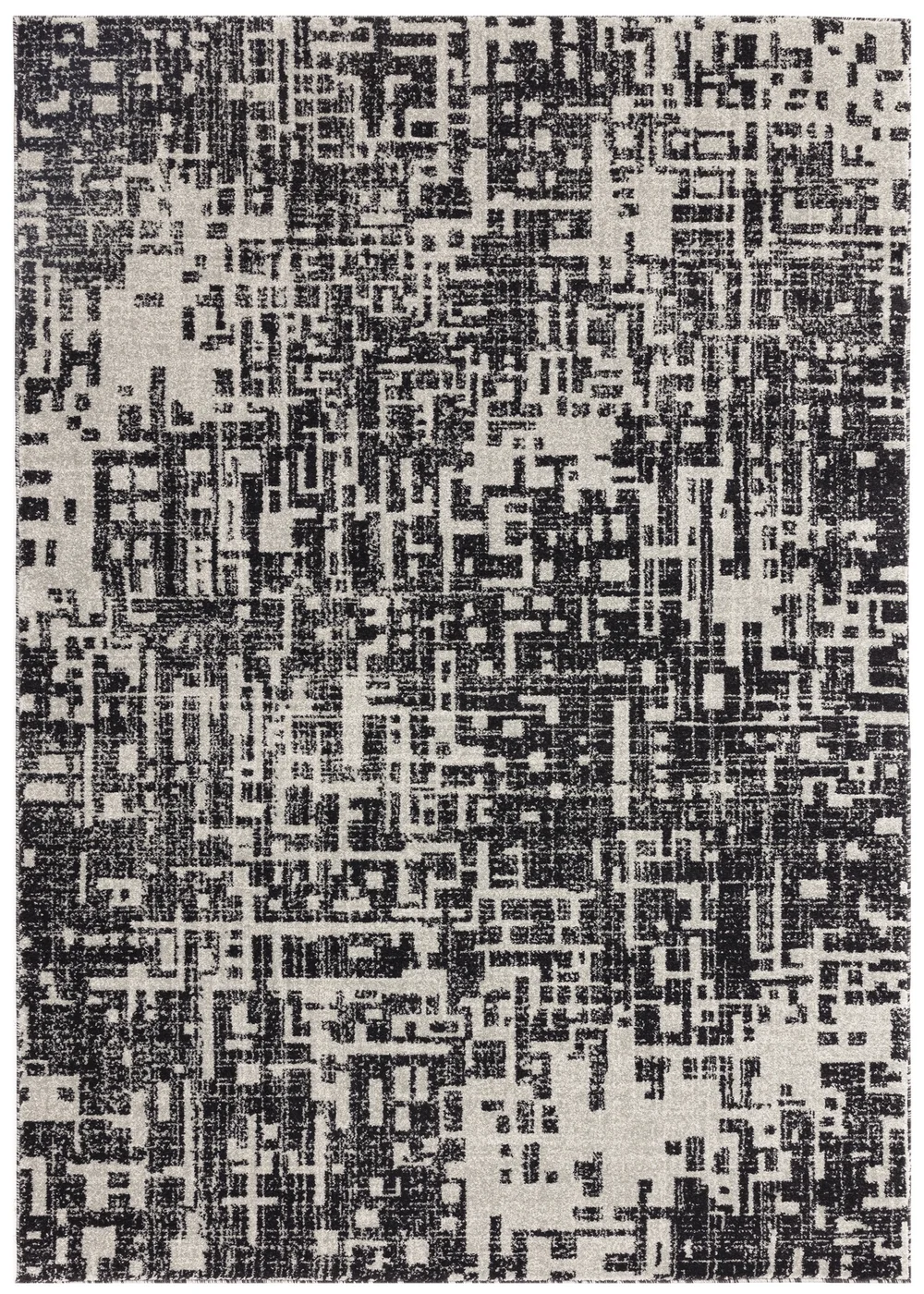 Asiatic Abstract Charcoal Rug - 80 x 150 Image 1