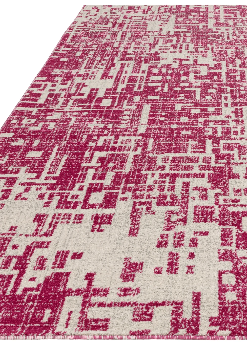 Fuchsia Rug Abstract Asiatic Abstract Fuchsia Rug - 80 x 150 | Matalan