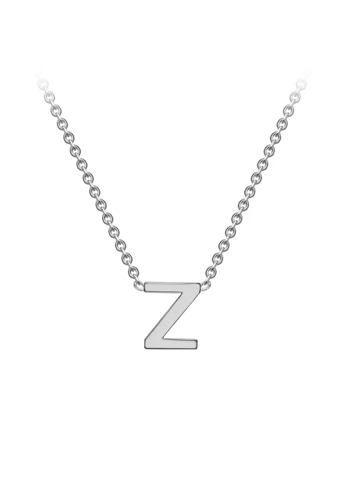 Golden Moments Sterling Silver 'Z' Initial Necklace - Z Image 1