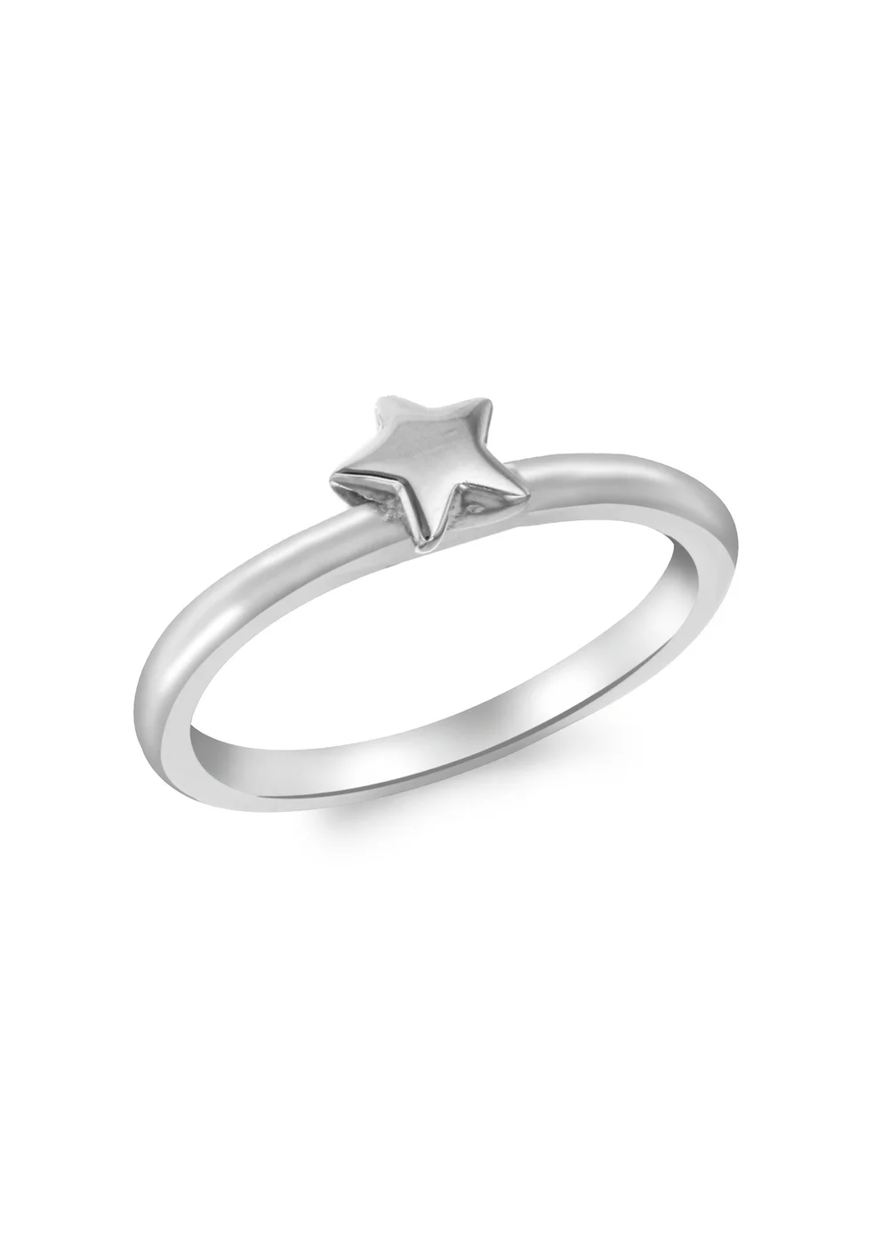 Golden Moments Sterling Silver Star Ring - Small Image 1