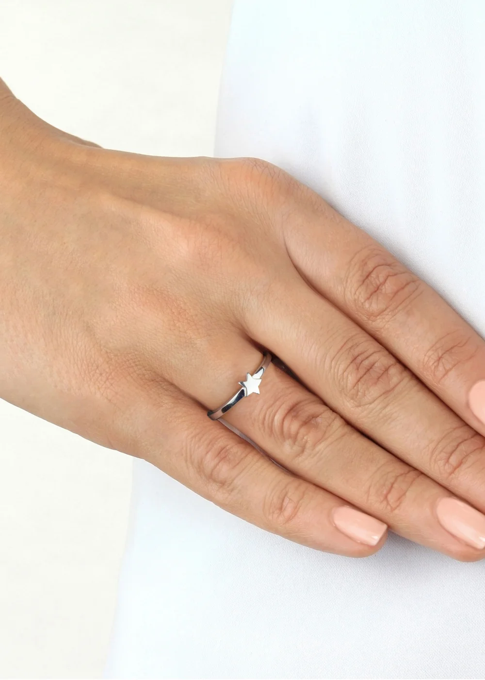 Golden Moments Sterling Silver Star Ring - Small Image 3