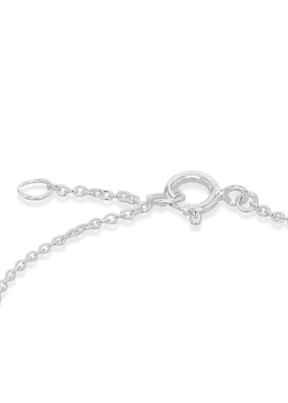 Golden Moments Sterling Silver CZ September Birthstone Bracelet - One Size Image 2