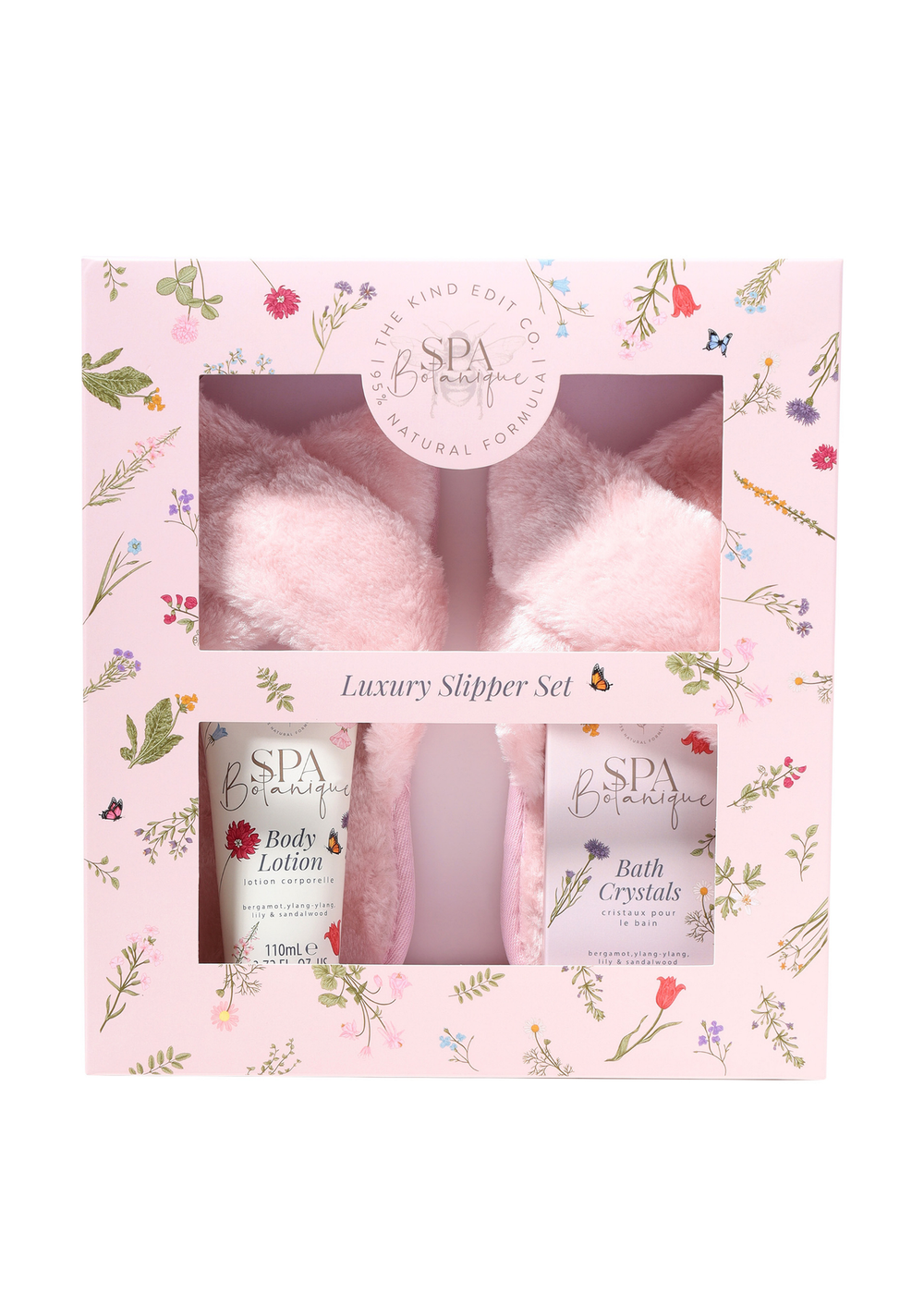 The Kind Edit Co. Spa Botanique Slipper Gift Set - One Size Image 2
