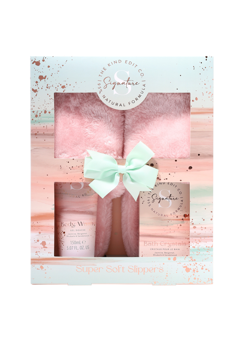The Kind Edit Co. Signature Slipper Set Gift Set - One Size Image 2